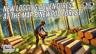 FS25: NEW ADVENTURES AT PINEWOOD FOREST!