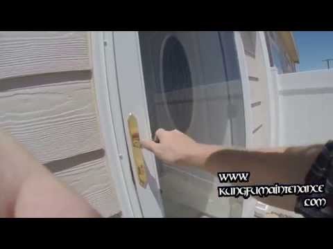 How To Replace A Storm Door Handle Part 1 Replacement Handle