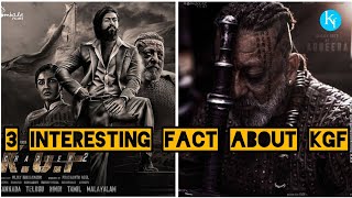 #shorts 3 interesting fact about KGF  chapter 2 movie  #k3factsfactory  #kgf