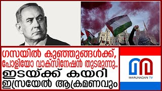 ഗസയിൽ പോളിയോ വാക്സിനേഷൻ യജ്ഞത്തിന് തുടക്കം | gaza | israel