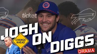 JOSH ALLEN on DIGGS DEPARTURE and BEANE'S plan to REPLACE him