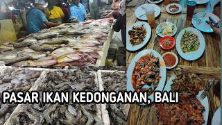 Pasar Ikan Kedonganan Bali!! Sensasi makan Seafood Di pinggir Laut