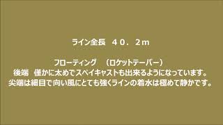 フライキャスティング　４０ｍフルライン（フローティング）トライ