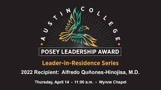 2022 Posey Leadership Award Convocation | Thursday, April 14 at 11 a.m.