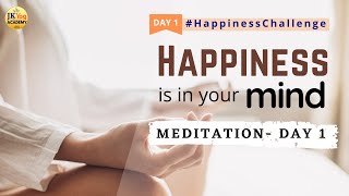 Happiness is in your Mind - Meditation on Happiness Challenge Day 1 by Swami Mukundananda