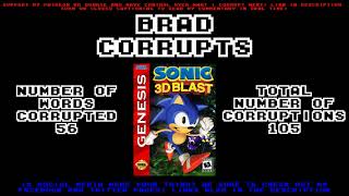 Brad Corrupts: Sonic 3D Blast (4K special part 2: Fuck jon burton edition)