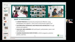 Webinar: Photovoice for Prevention- Empowering Communities Through the Arts