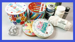 Dollar Tree Christmas Drum Decor DIY || Using Gift Boxes || Just 1 EASY Craft