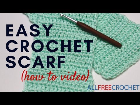 Basic Beginner Crochet Scarf Basic Beginner Crochet Scarf