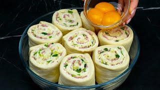 3 steps and the appetizer is ready! Puff pastry rolls, for any event
