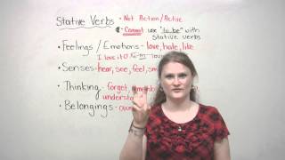 English Grammar - Stative Verbs