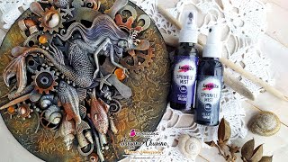 Mixed Media Marine canvas | immix | expressions craft