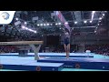 anastasia bachynska ukr 2019 artistic gymnastics europeans beam final