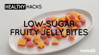 Discover the low-sugar Lunch Box Fruity Jelly Bites that kids love