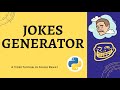 Jokes Generator | Pyjokes | Python project | Easy Tutorial