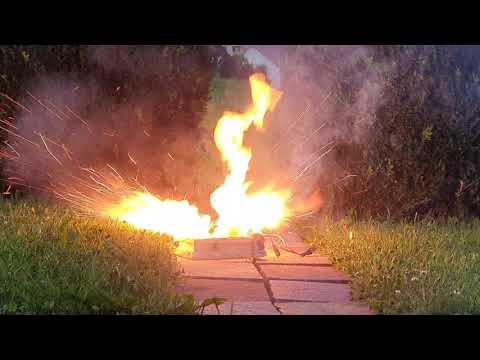 Lithium Ion Battery Explosion - YouTube