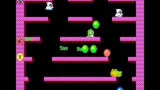 Bubble Bobble level guide -- round 55 -- www.adamdawes.com