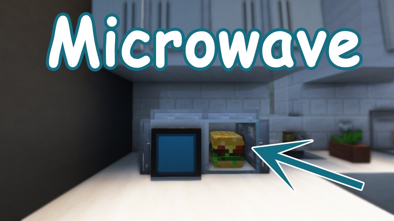Minecraft How To Build A Microwave Youtube