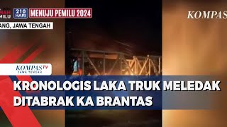 BREAKING NEWS - Kronologis Laka Truk Meledak Ditabrak KA Brantas