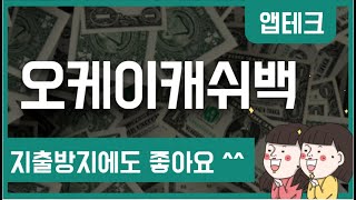 앱테크필수앱 오케이캐쉬백 사용법