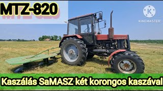 KASZÁLÁS MTZ-820  és SaMASZ kasza./MTZ Agro Vlog./2023.