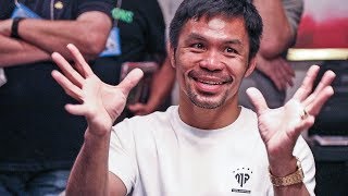 Manny Pacquiao 'My Favourite Fighters Growing Up...'  | Pacquiao vs. Thurman