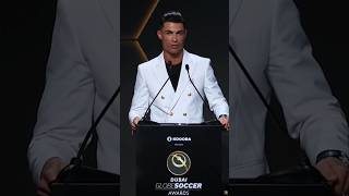 Relive the magic of Cristiano Ronaldo expressing his love for Dubai at the Globe Soccer Awards! 🫶🏆