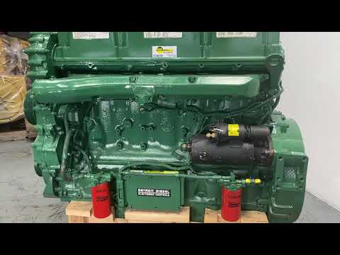 Where is the serial number on a Detroit Diesel engine?