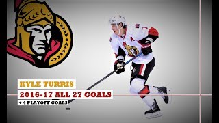 Kyle Turris (#7) ● ALL 27 Goals 2016-17 Season + 4 Playoff Goals (HD)