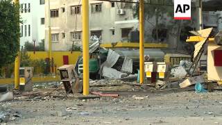 Israel struck five mosques, a sports stadium and the home of the late Hamas military chief across th