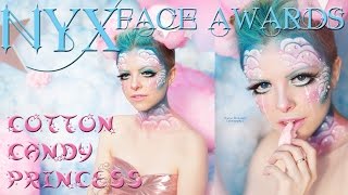 Cotton Candy Princess Makeup Tutorial | NYX Face Awards Top 20 Anime Challenge 2016