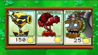 PVZ Super Hybrid 3.7 - Minigames King Cake Pea Vs 2x Dr.Gargantuar