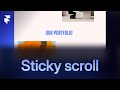 Framer for Starters | Sticky scroll animation in 2 mins