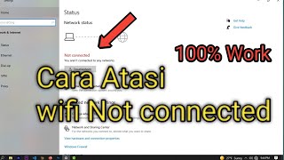 Download Cara atasi WiFi tidak bisa connect di laptop || not connected mp3
