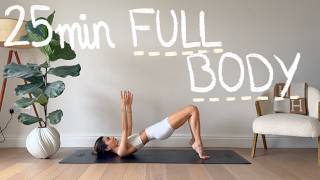 25MIN FULL BODY PILATES WORKOUT | NO EQUIPMENT