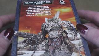 Unboxing Nurgle Demon Prince Citadel Finecast