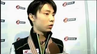 羽生結弦　2015フィギュアスケート世界選手権FP後インタビュー