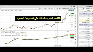 طريقة ممتازة جدا لاكتشاف السيولة الداخلة على السهم قبل الصعود