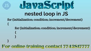 JavaScript Nested Loops for Beginners: Your Step-by-Step Guide