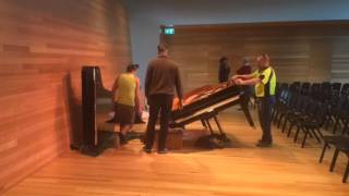 7ft Shigeru-Kawai Semi-Concert Grand piano arrives at Four Winds, Bermagui