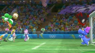 Mario and Sonic at The Rio 2016 Olympic Games #Football -Extra Hard #27- Team Peach Vs Team Wario