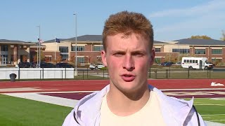 Stratton Fuller full interview at Columbia City Eagles football practice on 10/22/24