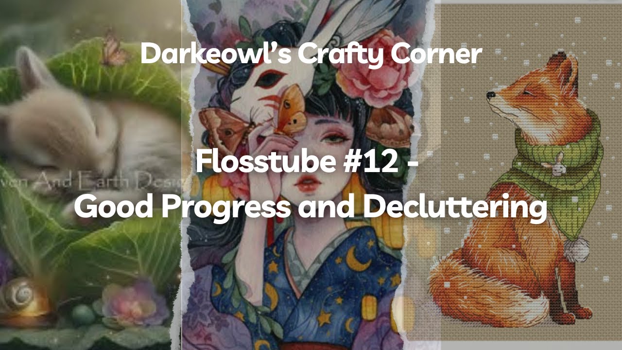 Flosstube 12 Good Progress And Decluttering Youtube
