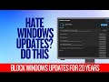 Hate Windows Updates? Do This