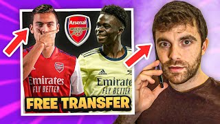 Paulo Dybala FREE Transfer To Arsenal? | Fabrizio Romano Update On Bukayo Saka Contract!