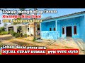 Dijual Butuh rumah BTN tipe 45/60 menghadap fasum bangunan 100% baru strategis bebas banjir