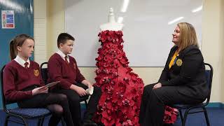 Netherhall School pupils interviewing Maryport veterans