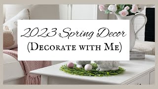 2023 DECORATING FOR SPRING | DECORATE WITH ME | SPRING LIVING ROOM | SIMPLE DECOR IDEAS