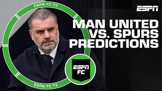 Man United vs. Tottenham Predictions 🔮 Frank still believes in Postecoglou | ESPN FC