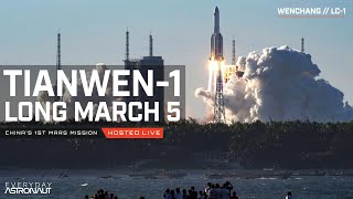 Watch China launch their first mission to Mars on their Long March 5!